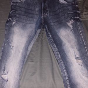 WTO2 Blue Ripped Jeans